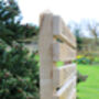 Ladder Direction Oak Sign Post, Up To Eight Tiers, thumbnail 8 of 10