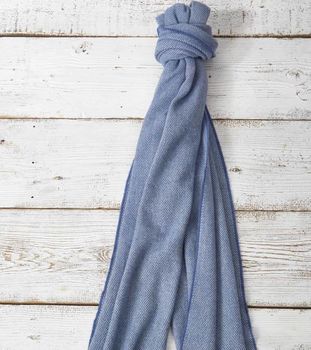 Luxury Large Cashmere And Merino Scarf, 4 of 12