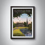Clissold Park London Travel Poster Art Print, thumbnail 1 of 7