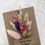 Teaching Assistant Card With Dried Flowers, thumbnail 2 of 3