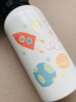Personalised Kids Space Water Bottle, 5 of 5