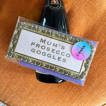 Funny Prosecco Goggles Personalised Glasses Case, 3 of 3