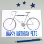 Personalised Bike Birthday Card, thumbnail 4 of 4