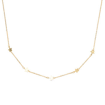 Dainty 18k Gold Or Silver Star Choker, 2 of 8