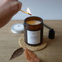 Pumpkin Spice Soy Wax Candle, Candle Gift With Matches, thumbnail 3 of 6