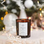 Botanical Christmas Joy Candle Gift Scented With Pure Essential Oils, thumbnail 1 of 11