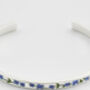Silver Forget Me Not Bangle, thumbnail 5 of 9