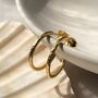 Fine Textured Hoop Earrings, thumbnail 3 of 10