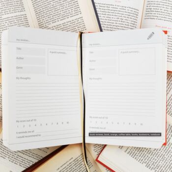 My Book Reviews Journal, 6 of 6