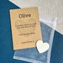 Good Luck Pocket Wooden Heart Card, thumbnail 3 of 3