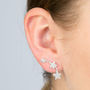 Star Climber Cascading Silver Earrings, thumbnail 1 of 3