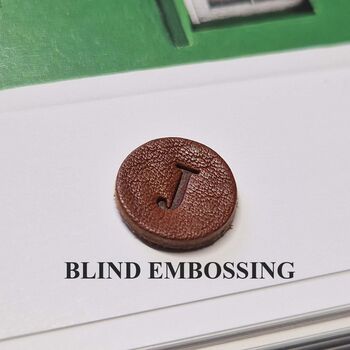 Slim Personalised Leather Bracelet With Silver Button, 3 of 3