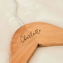 Personalised Cursive Name Wooden Hanger, thumbnail 2 of 4