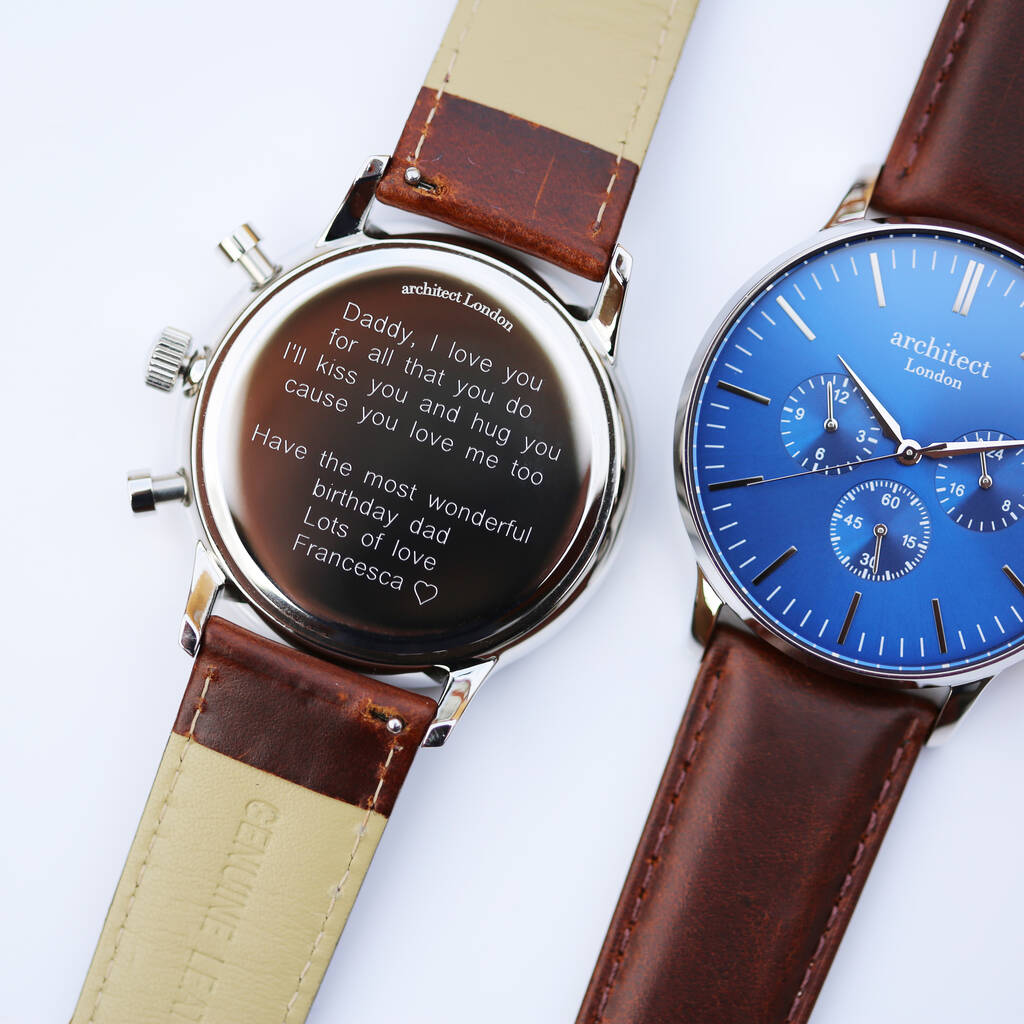 Men`s Architect Motivator Watch In Blue By The Architect Watch Company ...