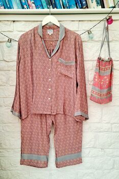 Upcycled Sari Pyjama Sets, 4 of 12