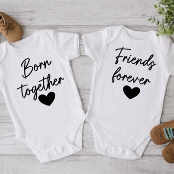 Born Together Friends Forever Twin Baby Gifts, 4 of 6