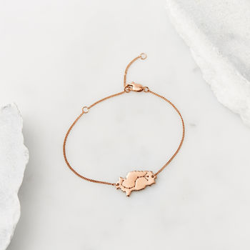 Ibiza Constellation Bracelet Silver, Gold / Rose Plated, 5 of 12
