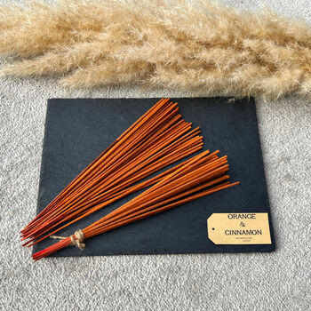 Orange And Cinnamon Natural Incense Sticks, 4 of 6