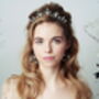 Celestial Star Wedding Crown And Earrings Set Orion, thumbnail 5 of 5