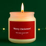 Merry Christmas Love Your Secret Santa Candle • Funny Holiday Candle • Christmas Gift • Secret Santa Gift • Festive Home Décor • Gift Boxed, thumbnail 1 of 2