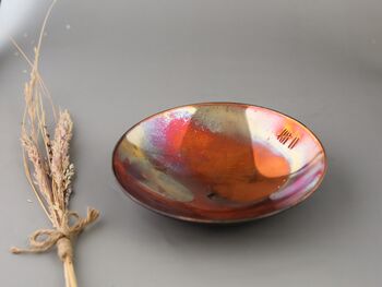 Pressed Copper Medium Smooth Bowl For 7th Anniversary, 3 of 8