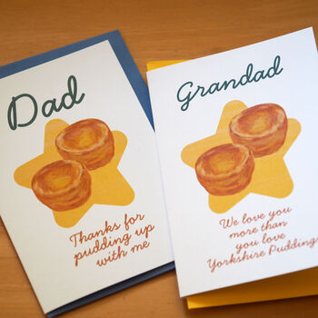 Personalised Yorkshire Pudding Father's Day Card, 2 of 3