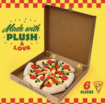 Plush Pizza Zip Pouch, 2 of 6