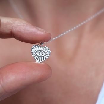 Personalised Evil Eye Pendant Necklace, 8 of 12