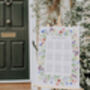 Personalised Wildflower Seating Chart, thumbnail 2 of 2