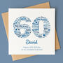 Personalised 60th Birthday Card For Him, thumbnail 1 of 6