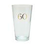 60th Birthday Keepsake Pint Beer Glass Gift, thumbnail 2 of 4