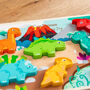 Personalised Dinosaur Puzzle Gift For Christening Baptism, thumbnail 3 of 4