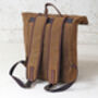 Leather And Canvas Backpack, thumbnail 6 of 12
