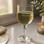 40th Birthday Gift Engraved Wine Glass, thumbnail 1 of 12