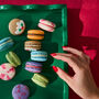 Christmas Macarons Box Of Six, thumbnail 1 of 12