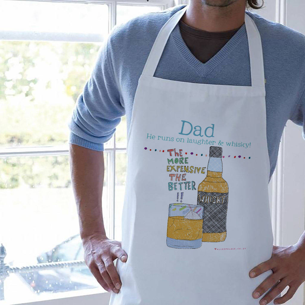 Personalised 'Whisky' Apron, 1 of 5