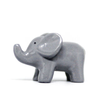 Little Ceramic Elephant ' Sending A Trunkful Of Love', 9 of 10