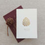 'Merry Christmas' Gold Foil Pine Cone, thumbnail 1 of 2