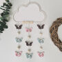 Nursery Mobile Wall Decor Pink,Cream,Mint Butterfly, thumbnail 11 of 12