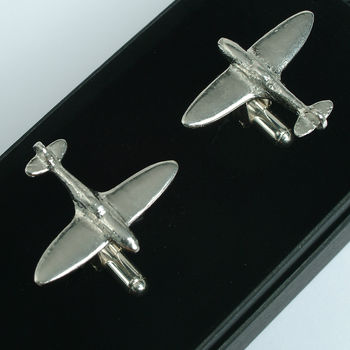 Spitfire Cufflinks, English Pewter Gifts For Men, 2 of 7