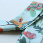 Pomegranate Floral And Hummingbird Slim Tie, thumbnail 2 of 8