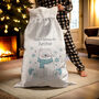 Personalised Polar Bear Christmas Sack, thumbnail 3 of 4