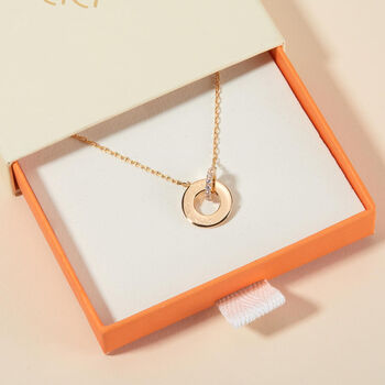 Personalised Crystal Intertwined Necklace, 3 of 5