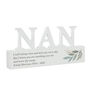 Personalised Botanical Wooden Ornament For Nan, thumbnail 4 of 4