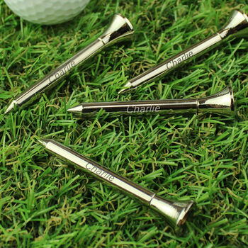 Golf Gift Set Silver Plated Gifts For Golfers, 5 of 5