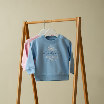 Personalised First Time Flyer Sweatshirt, 2 of 5
