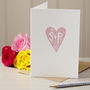Personalised Hand Painted Heart Card, thumbnail 2 of 12