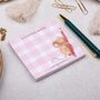 Pink Mouse Memo Pad Block For Your Desk, thumbnail 3 of 3