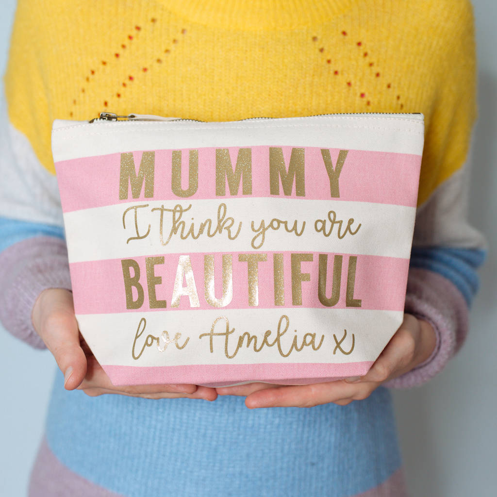 Personalised Mummy/Mama/Mum/Mother Make Up Bag, 1 of 2