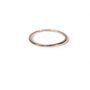 Band Stacking Ring, Rose, Gold Vermeil On 925 Silver, thumbnail 9 of 9